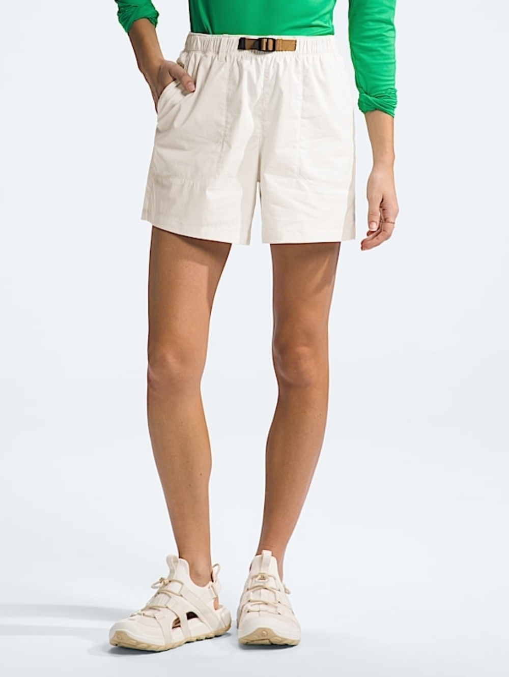 The North Face Class V Pathfinder White Dune Belted Shorts NWT Size XXL
